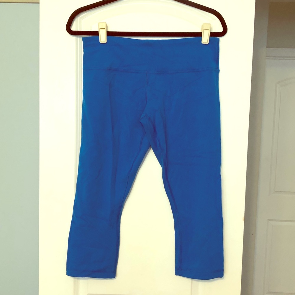 Lululemon cobalt blue workout leggings
